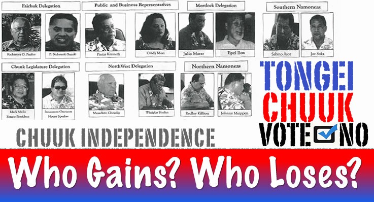Who Gains or Loses from an Independent Chuuk?