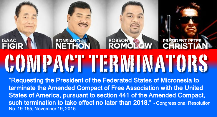 Chuuk Congressmen Call for Compact Termination